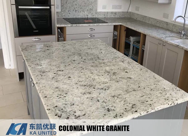 colonial White Granite kitchen countertops supplier KA UNITED colonial White Granite kitchen countertops supplier KA UNITED