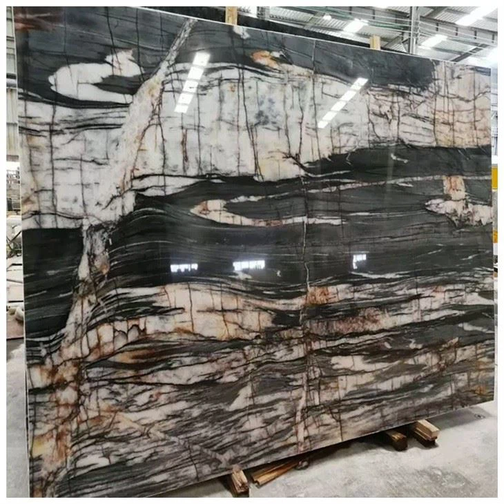 Midnight Crystal Quartzite Slab