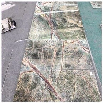 Zelena marmorna ploščica Rainforest