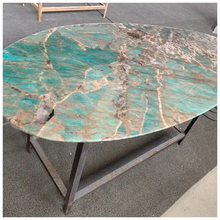 Amazonite Green Exotic Quartzite Tables