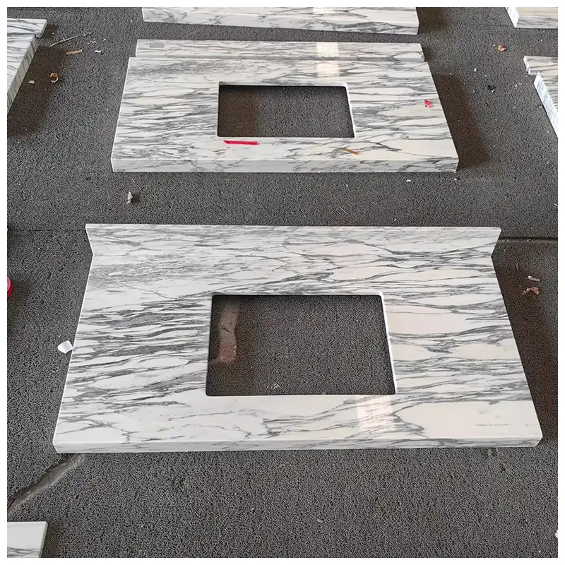 Arabescato Corchia Marble Vanity Tops factory