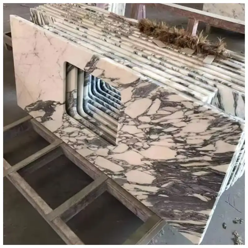 Calacatta Viola Marble Bathroom Vanity Tops
