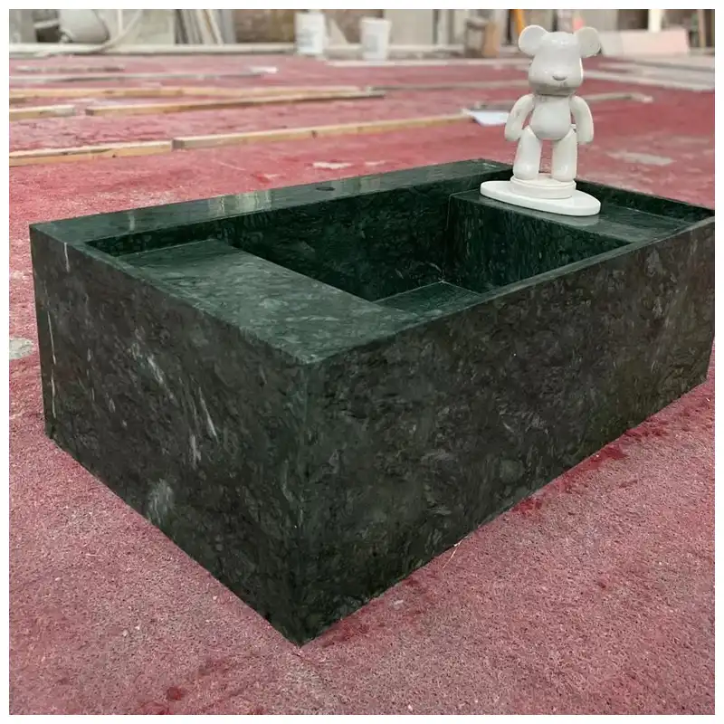Dark Green Marble Bathroom Basins