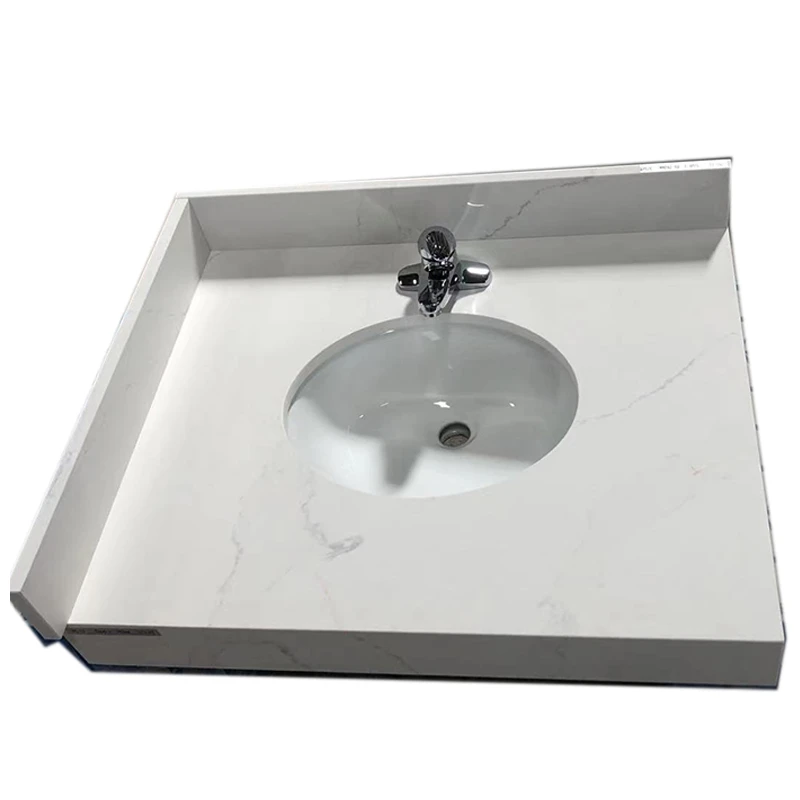 Calacatta Quartz Vanity pulti